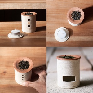 トロッピカル窯の癒しの茶香炉 インテリア 民芸品 工芸品 伝統技術 お香 アロマポット 手作り 