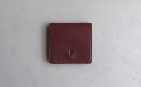【坂田典子の革小物】てのひらサイズの革のコインケース ファッション小物 財布 雑貨 日用品  キャメル