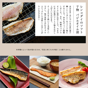 【定期便】ソフト干物 盛り合わせ 5～7種（発送月固定）