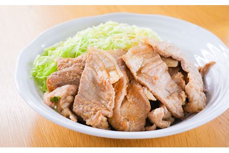 道産豚肉 生姜焼 5個セット 300g×5個(1個あたり約2?3人前) ( ふるさと納税 豚肉 北海道産豚肉 生姜焼き モモ肉 焼肉 簡単調理 北海道 遠軽町 吉川産業株式会社 ) en01-00185