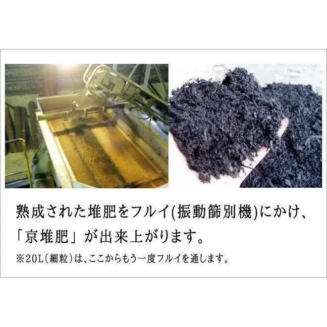 【ヨードクリーン】「京堆肥」20リットル×3袋（計60L）｜京都 堆肥 土 人気
