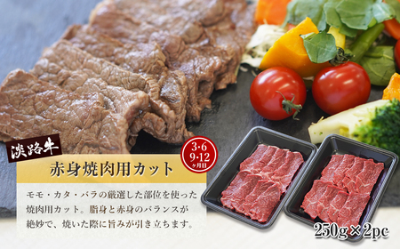 【定期便12ヶ月】淡路牛 赤身肉の定期便
