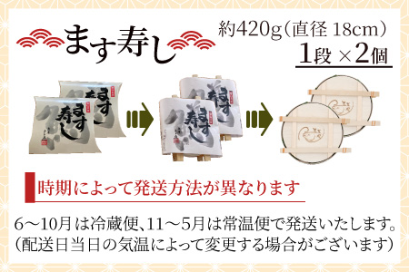 ます寿し【本州のみ発送】   [A-024004]