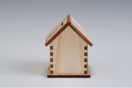 犬っこハウス貯金箱【ドリフトウッド・ファクトリー我流慕】[J6701]