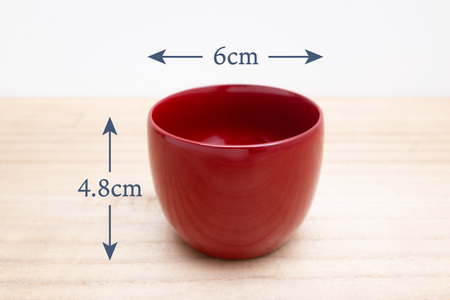ぐいのみ 朱 川連漆器 ぐい 呑み 呑 飲み おしゃれ おちょこ 木製 日本