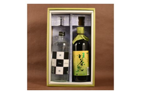 抹茶泉【抹茶焼酎25度】＆咲島【芋焼酎25度】・Y051-15