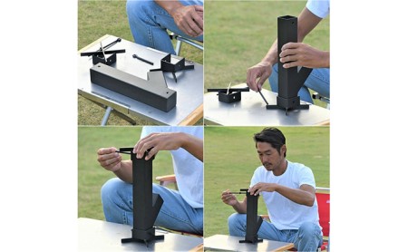 ポータブルロケットストーブ　てんぐの小太鼓（アウトドア、キャンプ、ソロキャン） 雑貨 日用品 キャンプ用品 