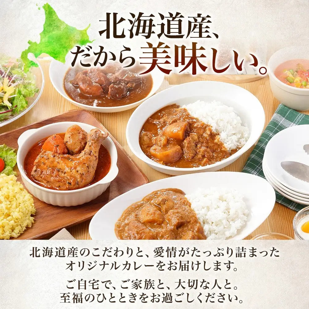 3743.牛すじカレー 2個 中辛 じゃがいも 牛 牛肉 肉 業務用 レトルトカレー 保存食 備蓄 まとめ買い 北海道 弟子屈町