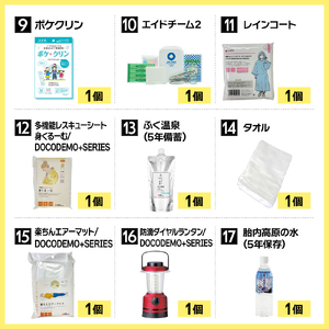 防災士監修 防災グッズ 充実 セット 1人用 17点 防水 多機能リュック 20L 携帯トイレ 簡易トイレ 清潔用品 ランタン 非常用持ち出し袋 防災リュック 防災 防災用品 災害 非常用 避難 地震 災害 洪水 震災 ナテック 送料無料 愛知県 あま市