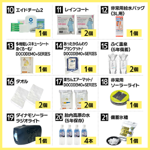 防災士監修 防災グッズ 充実 セット 2人用 32点 防水 多機能リュック 20L 携帯トイレ 簡易トイレ 清潔用品 ランタン 非常用持ち出し袋 防災 防災用品 避難グッズ 災害セット 非常用 避難 地震 災害 洪水 震災 被災 ナテック 送料無料 愛知県 あま市