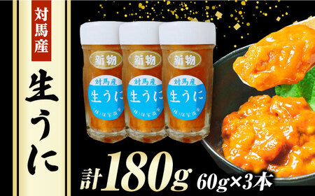 【1週間以内発送】対馬産 生うに 60g×3本 うに うに うに うに ウニ [WAA009] スピード発送 最速発送 最短発送