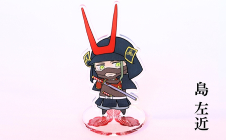 【アクリルスタンド】義の絆（三成（にらみ）　島左近　大谷吉継　平塚為広） 豆本おまけ付
