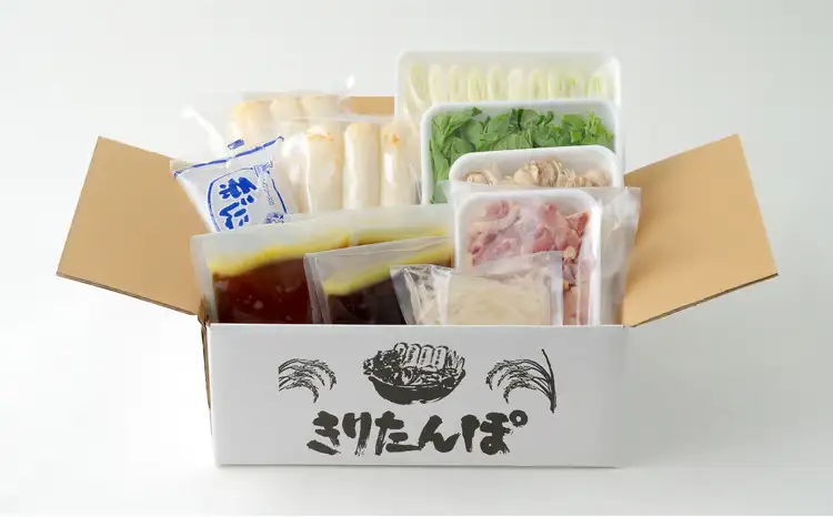 本場大館ベニヤマきりたんぽ鍋セット(3人前)　125P1507【ベニヤマきりたんぽ工房】