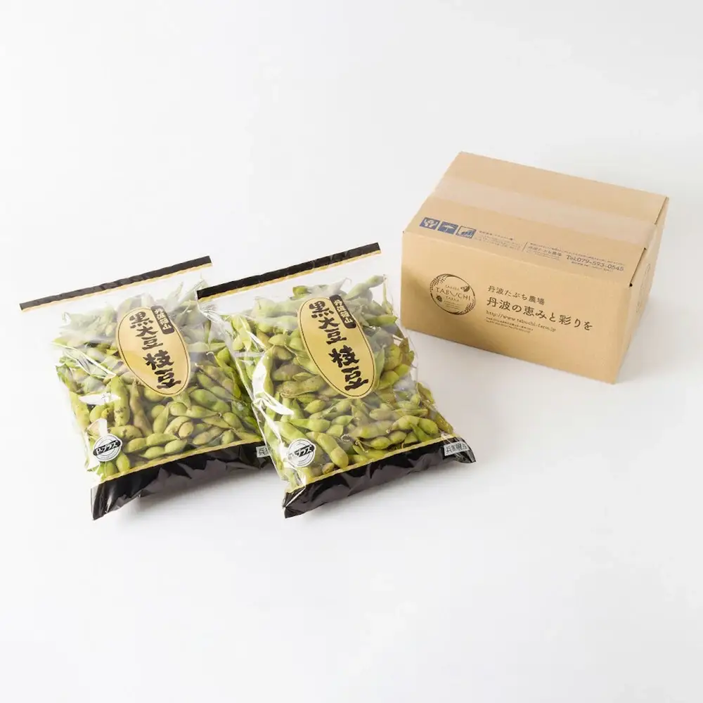 【ふるなびWEEK対象】【先行予約】丹波篠山産 黒枝豆 1kg×2袋《晩摘み10/24～31》枝豆 [AQ18]