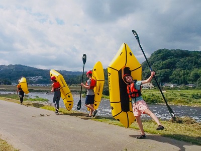 狩野川パックラフト体験券（3名様用）