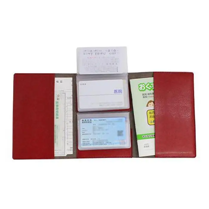職人手作り お薬手帳ケース 大容量なのにコンパクト 診察券 母子手帳 病院 通院 カバー MEDIC【ラベンダー】