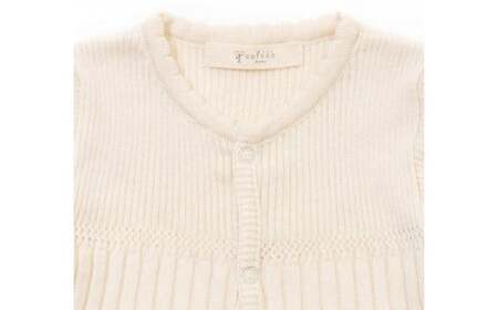 【ナチュラル】クローバー柄 2WAYオール CO-Ｗ42【60営業日程度で発送】| ベビー ベビー服 赤ちゃん 新生児～ 1歳前後 服 ツーウェイオール  スナップ留め ドレス型 パンツ オーガニック 綿 日本製