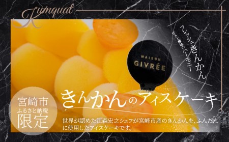 江森宏之 シェフ作 宮崎県産 フルーツ アイスケーキ 4回定期便 国産 定期便 4回 アイス ケーキ フルーツ きんかん マンゴー 日向夏 いちご クリスマス お祝い 記念日 誕生日 誕生日ケーキ 冷凍ケーキ 冷凍 グルメ デザート スイーツ お取り寄せ ギフト