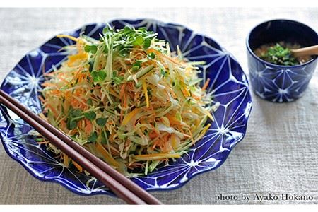【波佐見焼】ホワイトライン麻 波 プレート L 瑠璃 食器 皿 【翔芳窯】 [FE09]  波佐見焼