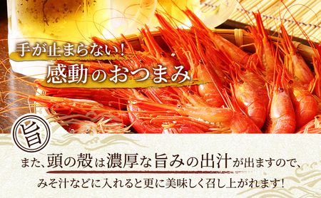 えび 3D冷凍 北海道 厚岸産 浜茹で 北海しまえび 大サイズ 500g (25尾前後) 海老 エビ 