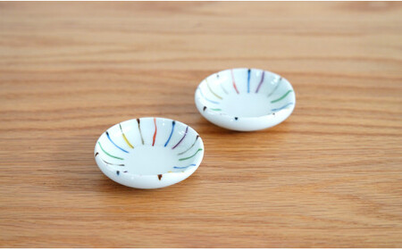 有田焼 オリジナル スープカップ＆レスト4点セット/染錦線十草【藍土】 35000円 3.5万円 A35-403