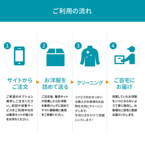 【リナビス】クリーニング ビジネススーツコース クーポン（24-16） クリーニング 宅配クリーニング スーツ 宅配クリーニング クーポン 利用券 メンズ 