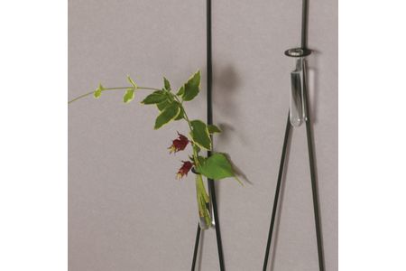 ALART〈アルアート〉　Strings　SMセット（Strings　S・M　各1個）壁面用花器　　インテリア　金属素材を用いたモダンなアイテム　アルミならではの80ｇと軽量さ・手染めによる漆黒色が特徴 F7Z-217