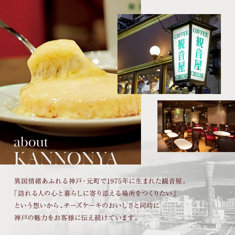 【観音屋】デンマークチーズケーキ　6個入り ケーキ スイーツ