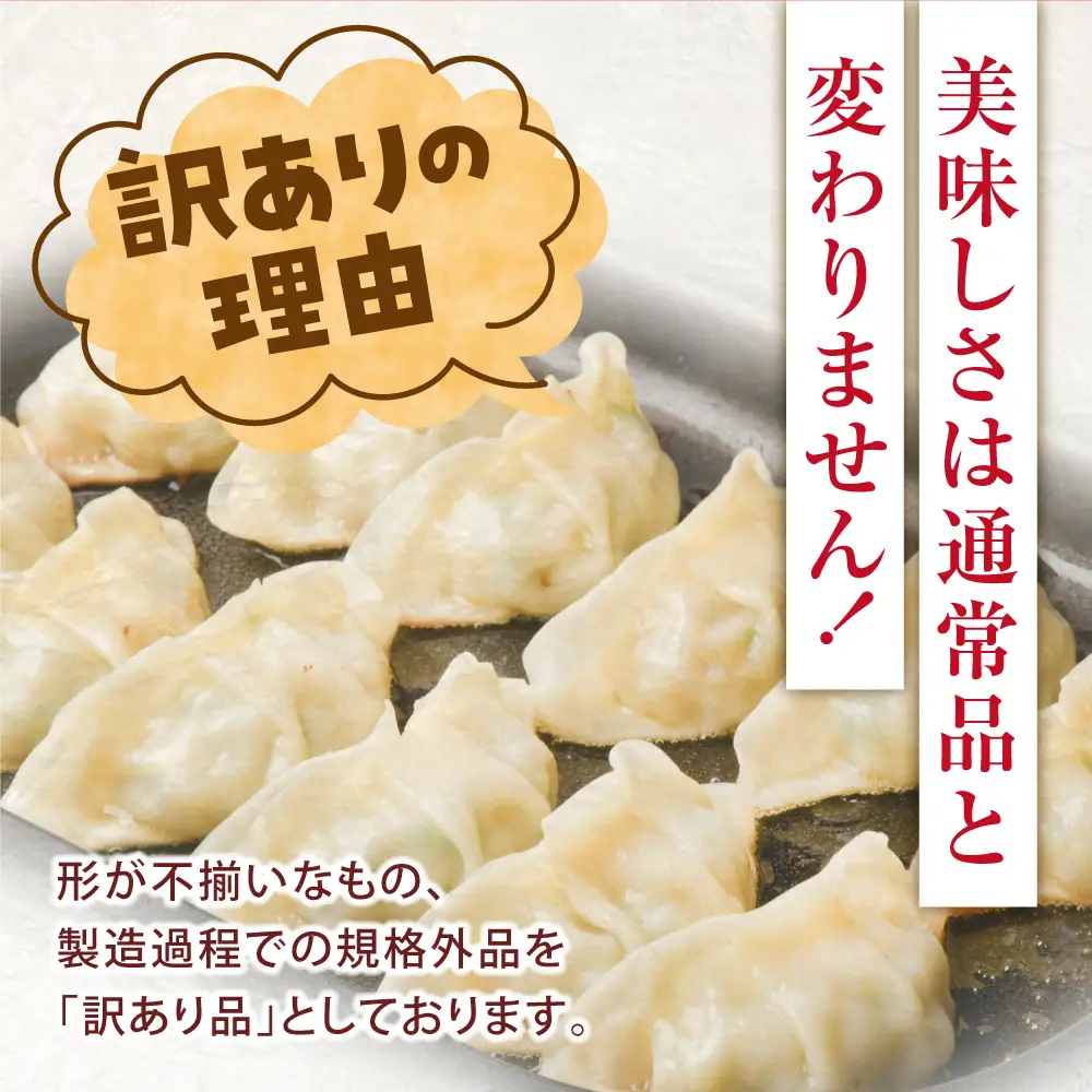 訳あり 本格生餃子 100個(50個×2袋) 餃子