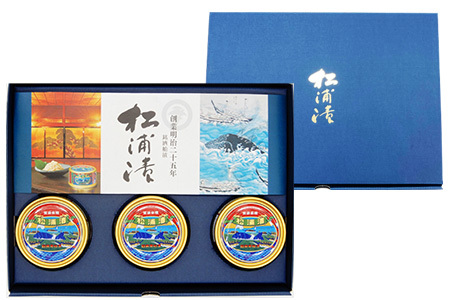 松浦漬(缶詰180g×3缶) 化粧箱入 鯨 粕漬け 漬物 おつまみ 珍味 酒のつまみ 海鮮 鯨軟骨 酒粕 ご飯のお供 松浦漬本舗