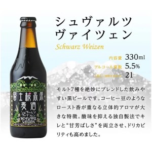 富士桜高原ビール 定番4種12本セット クール便配送　100-013