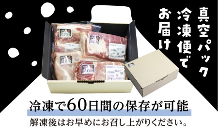 白川郷 結旨豚 ブロック肉 4種 計2kg ｜ ブロック肉   [S225]
