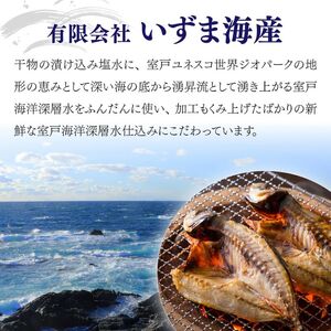 【アジの干物】 いずま海産干物 8枚