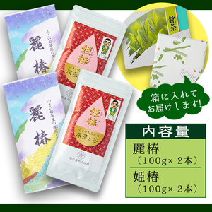 お茶 深蒸し茶 2種(400g) 緑茶 詰め合わせ【お茶の山口園】A63-v01