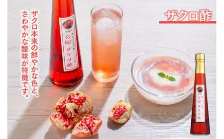 ＜江﨑酢醸造元＞果実酢3本セット(マンゴー、ブルーベリー、ザクロ)　042-021