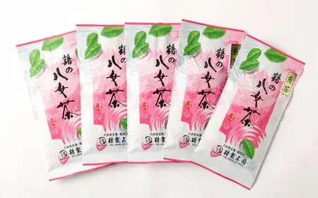 鶴の八女茶（イチオシの煎茶） ＜生産者直送＞ 100g×5本　026-010