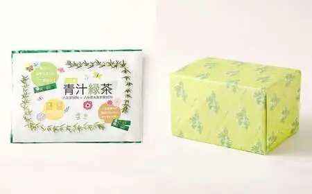 八女茶と八女産大麦若葉の青汁緑茶　12袋セット（1g×11包）　068-001