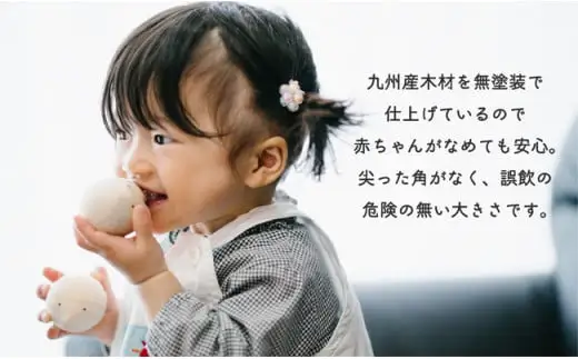 【九州産の木のおもちゃ】コロガルアニマル（イヌ） おもちゃ 積み木 赤ちゃん 子供 乳児 幼児 乳幼児 木 玩具 木製 誕生日 ギフト プレゼント 030-001-D