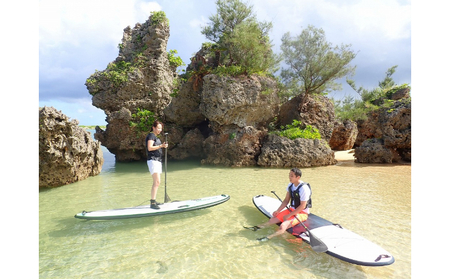 【ハレタオーシャンサポート】初めてのSUPにチャレンジ【SUP体験コース】2名様