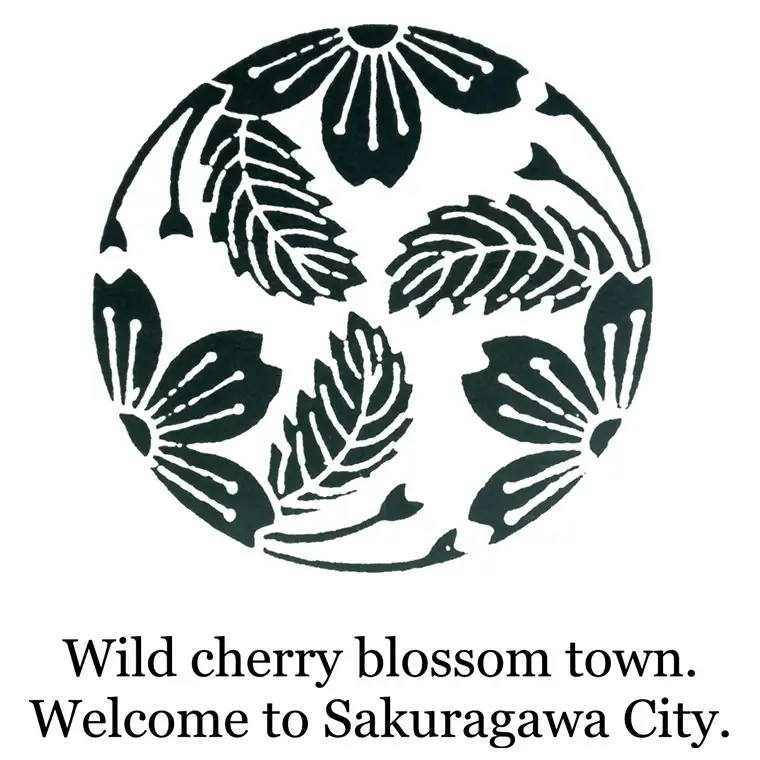 桜の家紋「葉附三つ割山櫻」の マネークリップ クリップ ギフト ラッピング 贈り物 記念品 贈答用 プレゼント 桜川市 [AH077sa]