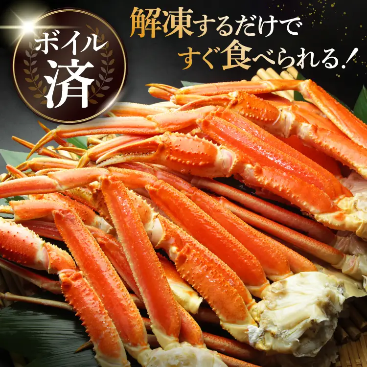 【新物】訳ありボイルズワイガニ　４kg！　ずわい蟹　お得　激安　冷凍 かに カニ 蟹 ズワイガニ ボイル | 訳あり折れボイルずわいがに（約5kg
