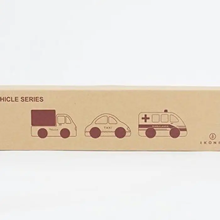 桧のおもちゃ　アイコニー　はたらく車シリーズ IKONIH　Vehicle Series
