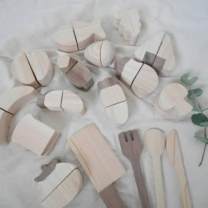 桧のおもちゃ　アイコニー　食材セット IKONIH　Food Set