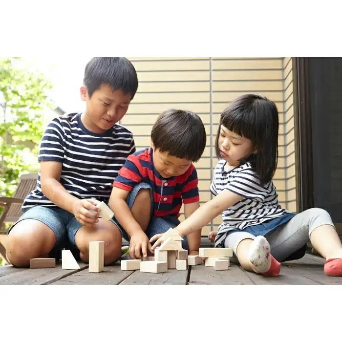 桧のおもちゃ　アイコニー　積み木 IKONIH　Building Block