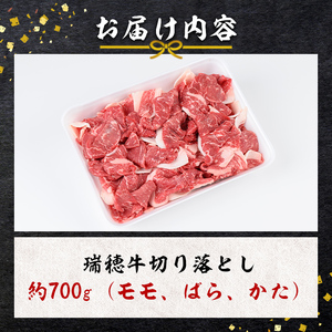 牛肉 切り落とし 約700g【牛肉】　【ho0862】