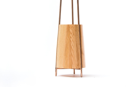 【FIL】コートハンガー MASS Series Coathanger -Natural Wood & Copper Frame-　小国杉 コート掛け ハンガーポール 洋服掛け 帽子掛け インテリア 家具 木製 無垢材 小国杉 受注生産 おしゃれ リビング ダイニング ギフト Foreque 熊本 阿蘇 南小国町 送料無料