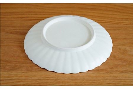【波佐見焼】花しのぎ ペア 大皿 プレート (白鼠・薄黄) 食器 皿 【団陶器】 [PB81] 波佐見焼