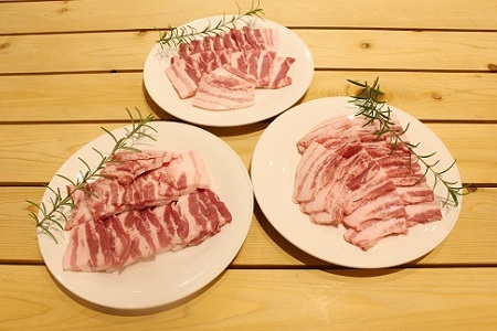 【京丹波高原豚】 豚バラ 焼肉用 1kg 【豚肉】 [010TN004]