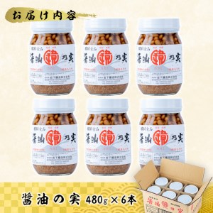 a757 醤油の実(約2.8kg・480g×6本)【岩下醸造】