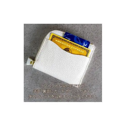 本革 L字ファスナー ミニ財布 日本製 レザー 革製品 コンパクト 小銭入れ Liete WH-23 ベリーピンク